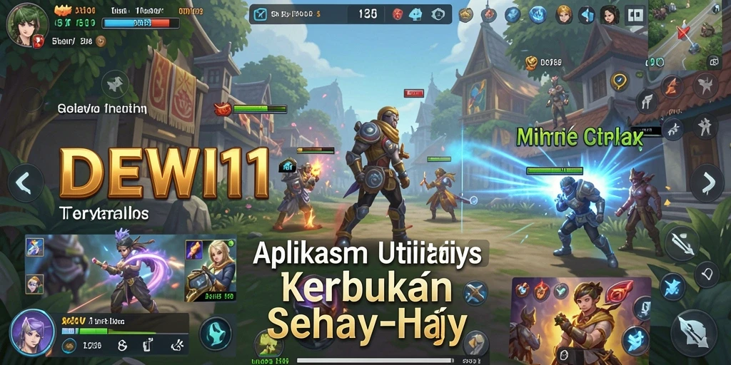 Tampilan antarmuka DEWI11 yang sederhana dan fungsional.